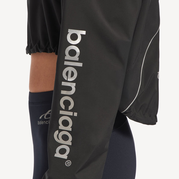 BALENCIAGA - Women's Techwear Cropped Jacket in Black