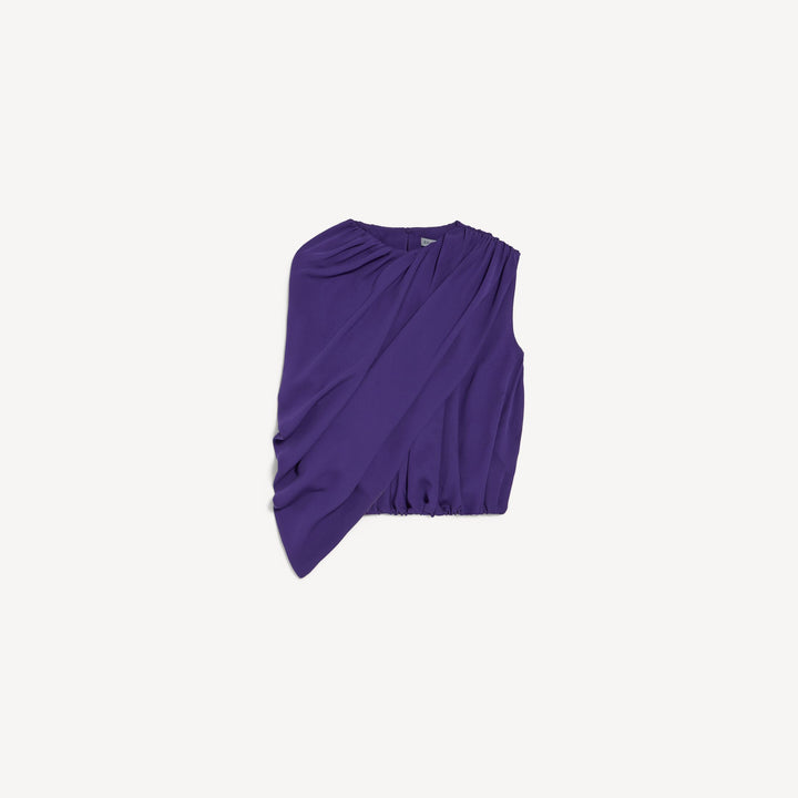 BALENCIAGA - Women's Cape Top in Purple