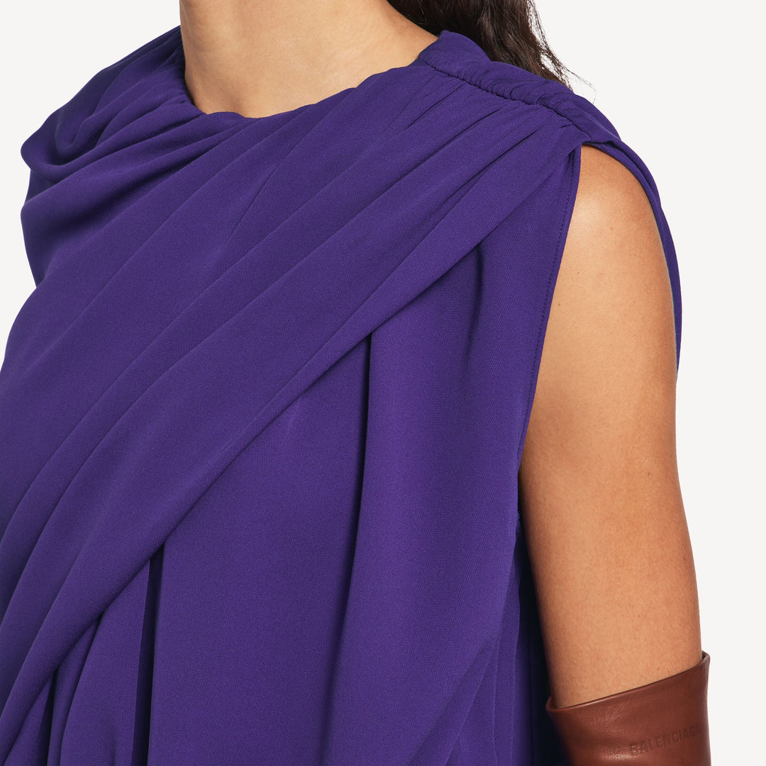 BALENCIAGA - Women's Cape Top in Purple