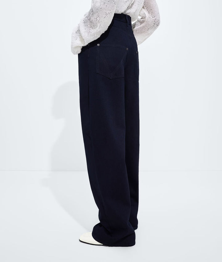 BOTTEGA VENETA - Jean ample Dark Indigo
