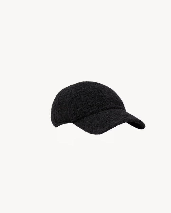 SAINT LAURENT CASSANDRE CASQUETTE EN TWEED