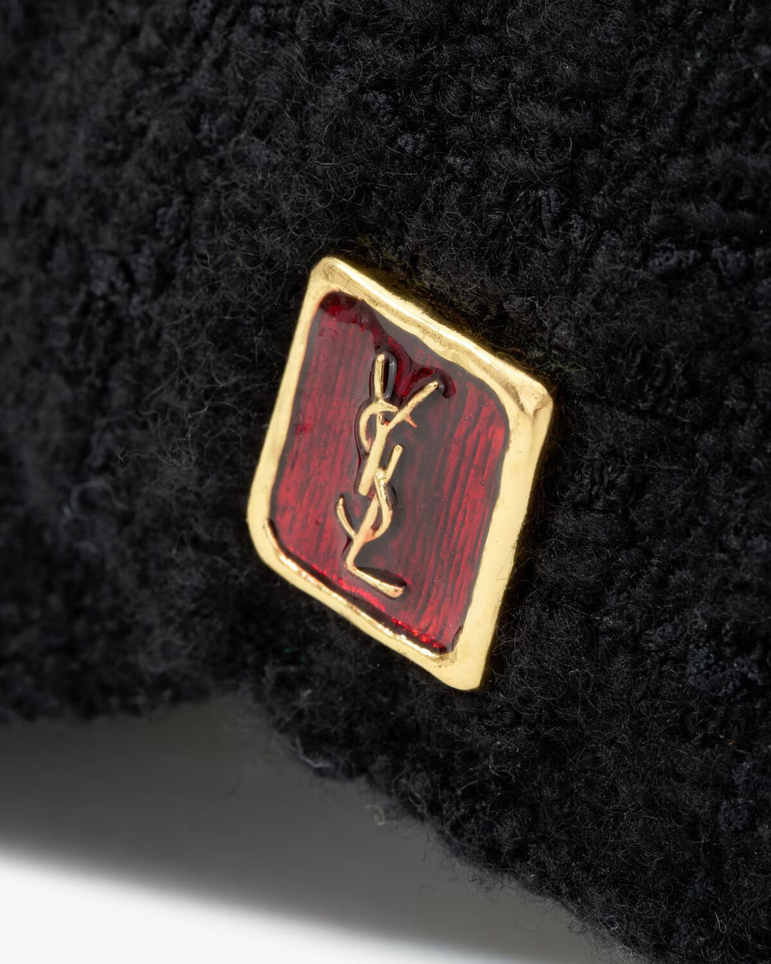 SAINT LAURENT CASSANDRE CASQUETTE EN TWEED