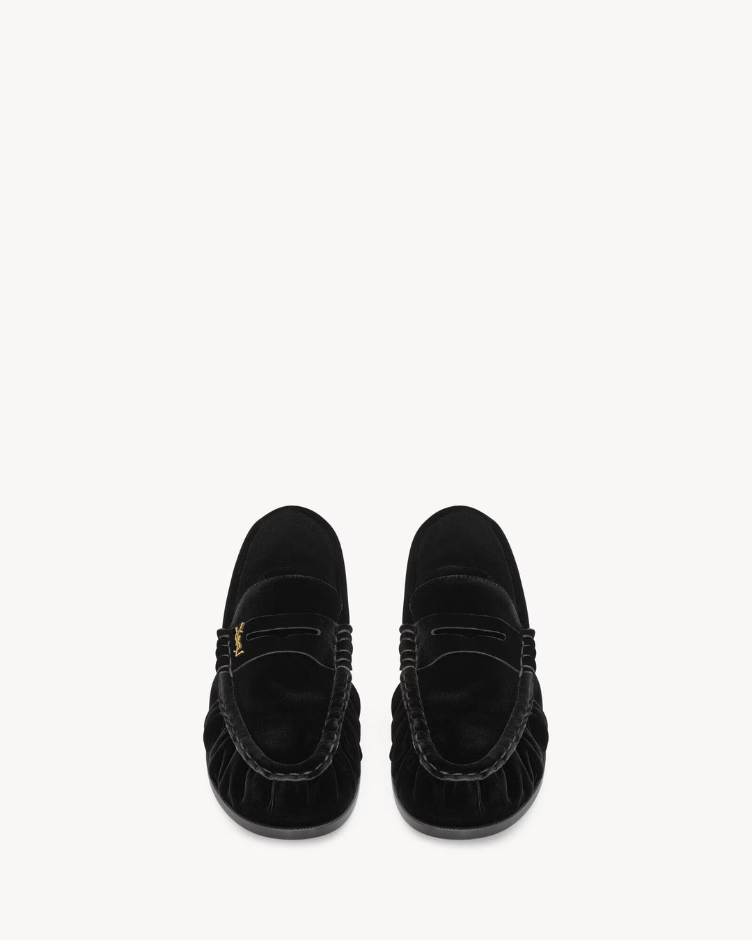 SAINT LAURENT - LE LOAFER SUPPLE mocassins en velours
