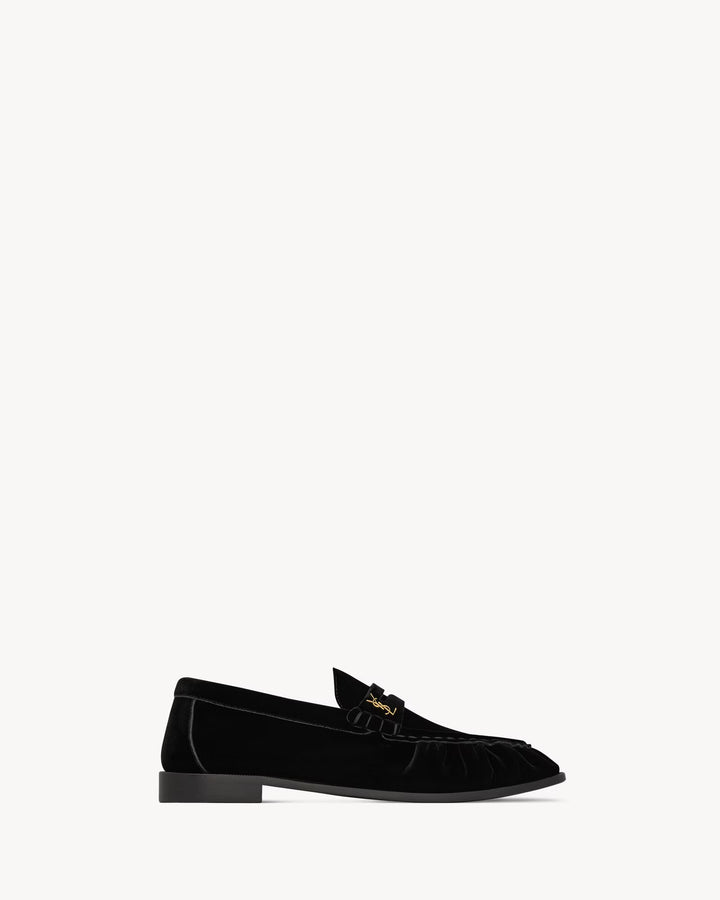 SAINT LAURENT - LE LOAFER SUPPLE mocassins en velours