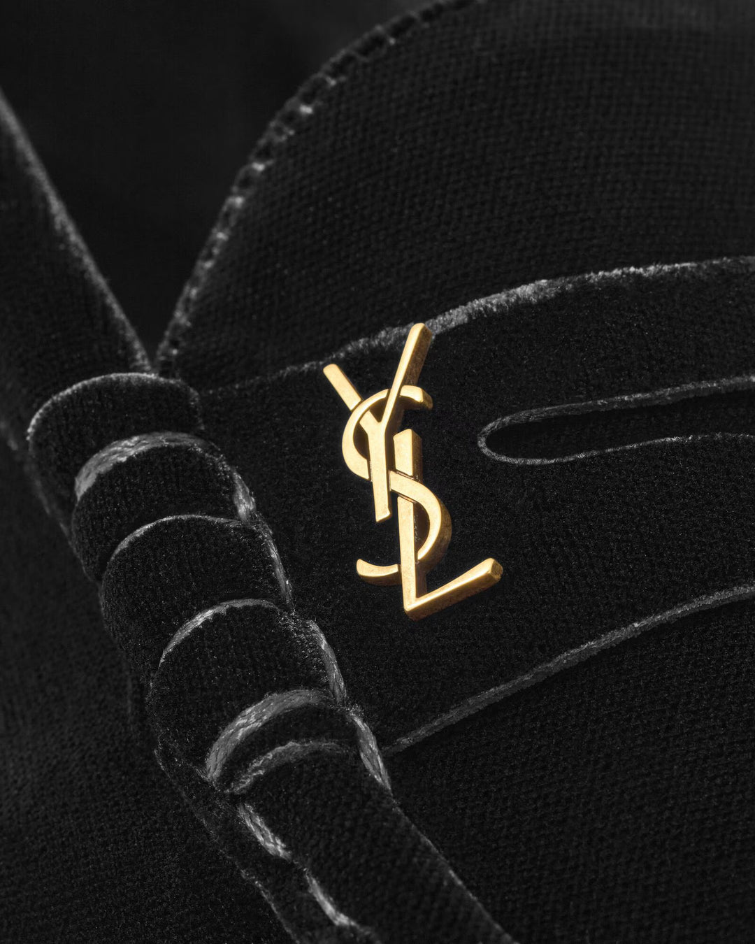 SAINT LAURENT - LE LOAFER SUPPLE mocassins en velours