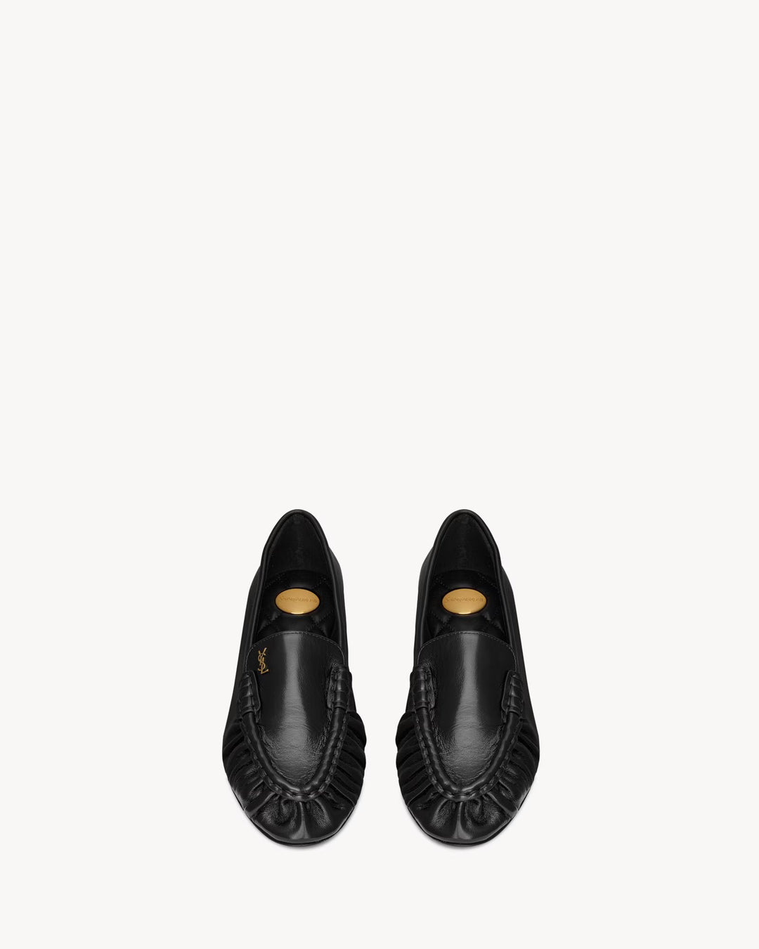 SAINT LAURENT - LOAFERINO ballerines en cuir lisse