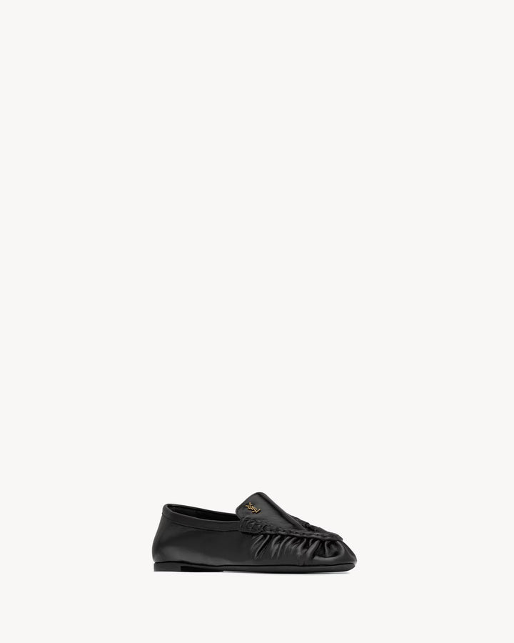 SAINT LAURENT - LOAFERINO ballerines en cuir lisse