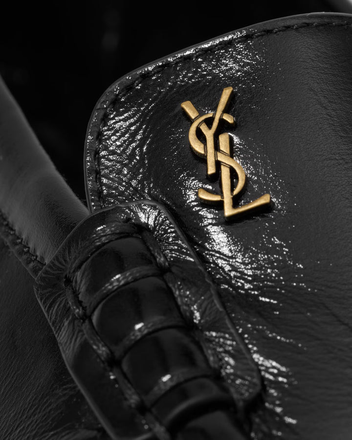 SAINT LAURENT - LOAFERINO ballerines en cuir lisse