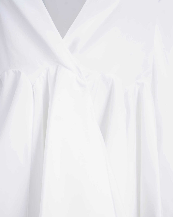 ALAIA - COTTON POPLIN BLOUSE
