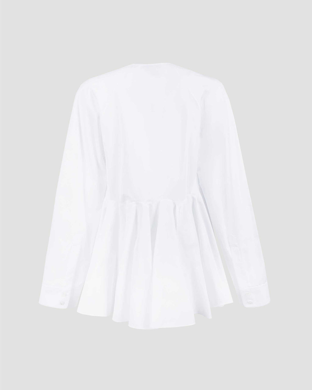 ALAIA - COTTON POPLIN BLOUSE