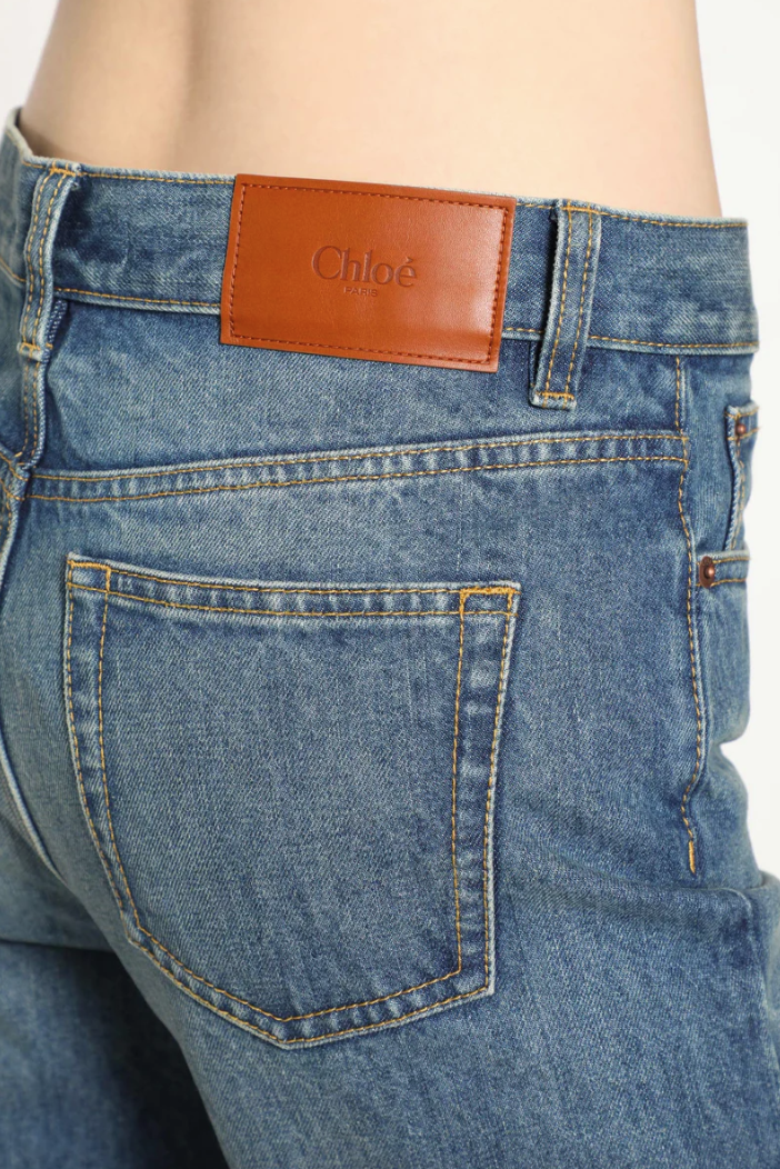 CHLOE - Jean droit en denim