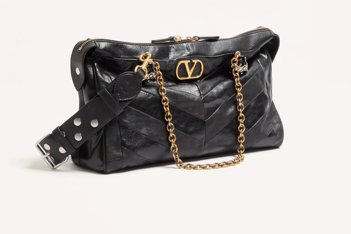 VALENTINO - Sac porté épaule Panthea à chevrons