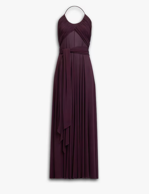 ALAIA - ROBE CROISÉE EN JERSEY SOUPLE