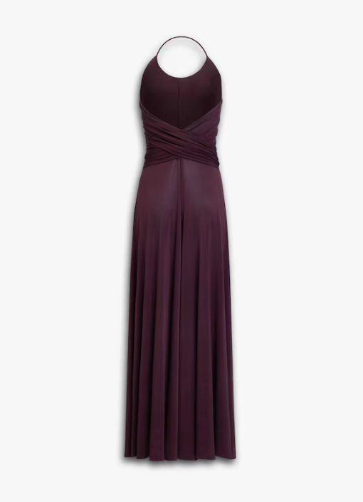 ALAIA - ROBE CROISÉE EN JERSEY SOUPLE
