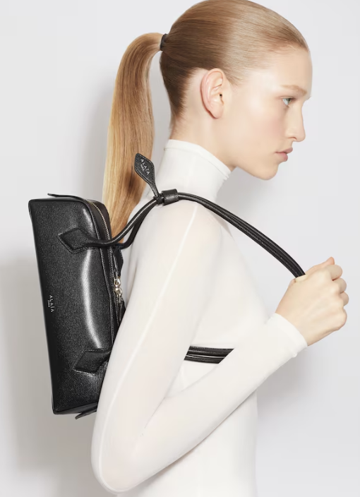 ALAIA - SAC LE TECKEL SMALL EN CUIR
