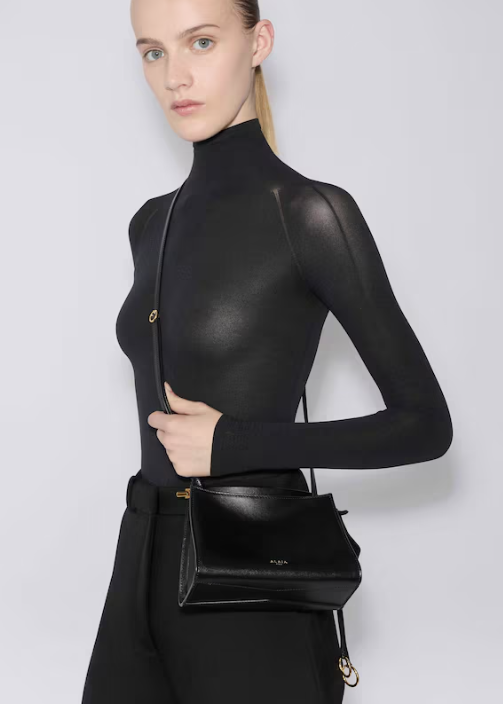 ALAIA - SAC LE CLICK SMALL SQUARE EN CUIR