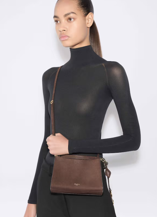 ALAIA - SAC LE CLICK SMALL SQUARE EN NUBUCK