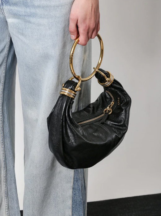 CHLOÉ - Bracelet hobo leather bag