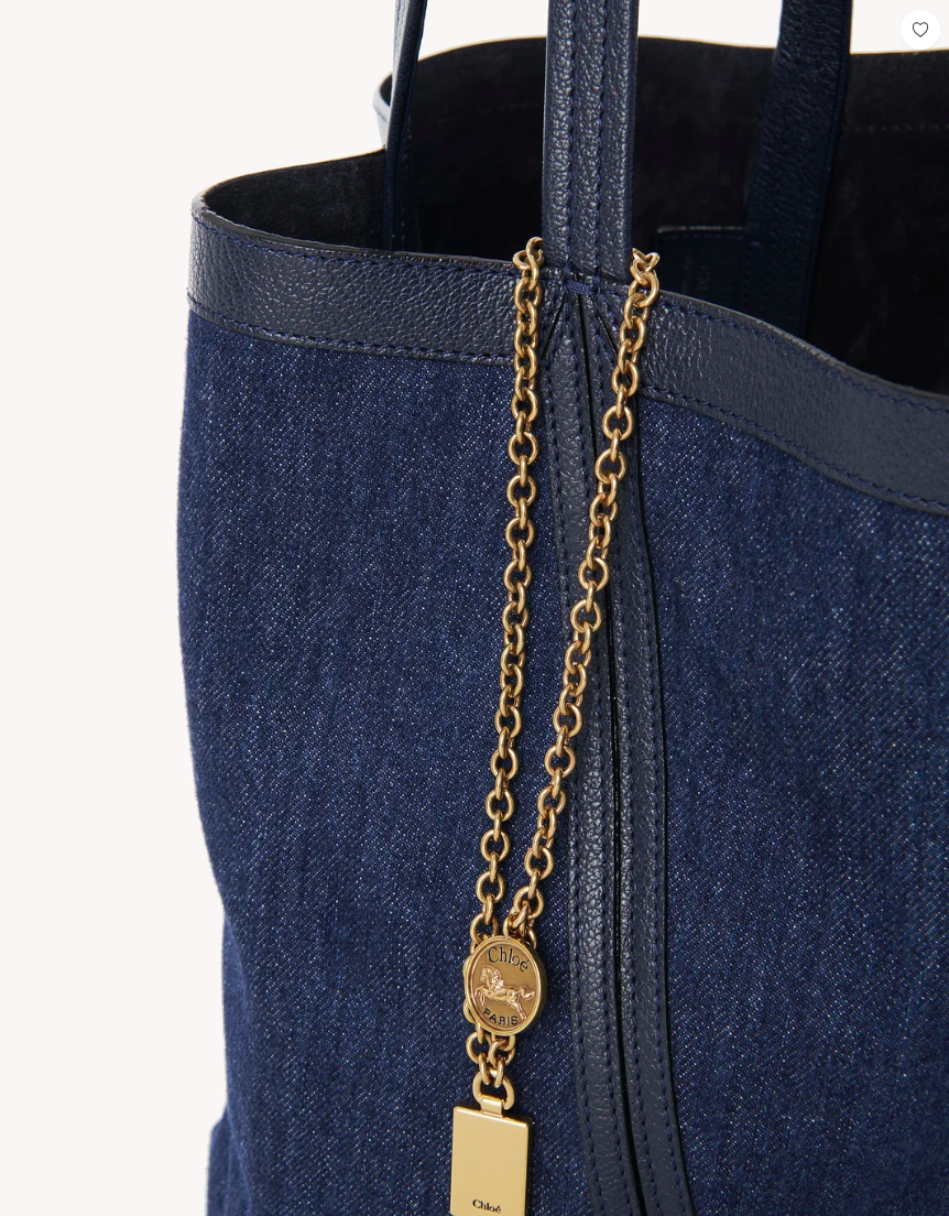 CHLOÉ - Sac cabas Chloé Spin en denim