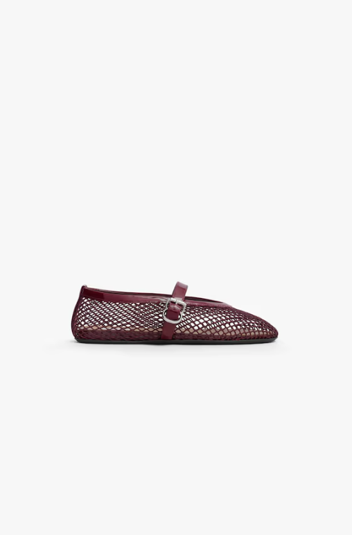 ALAÏA - BALLERINES EN RÉSILLE