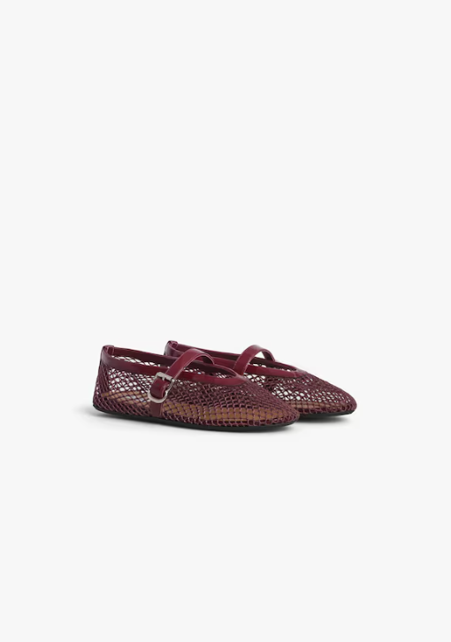 ALAÏA - BALLERINES EN RÉSILLE