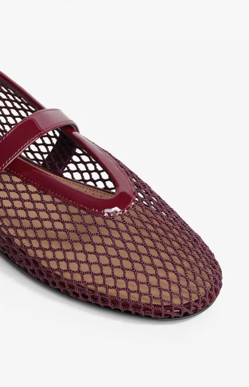 ALAÏA - BALLERINES EN RÉSILLE