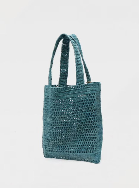 CHLOE - Sac cabas Summer Banana en raphia