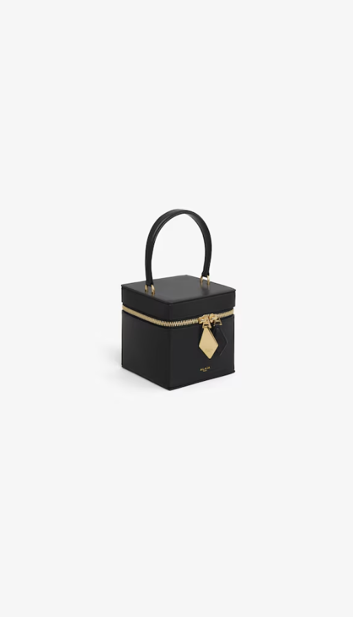 ALAÏA - SAC VANITY CUBE EN CUIR