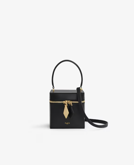 ALAÏA - SAC VANITY CUBE EN CUIR