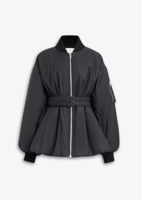 ALAÏA - BOMBER CEINTURÉ EN COTON