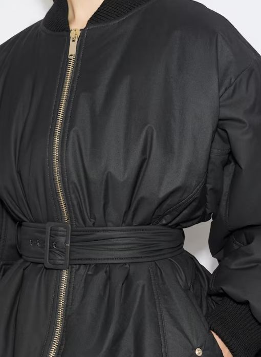ALAÏA - BOMBER CEINTURÉ EN COTON
