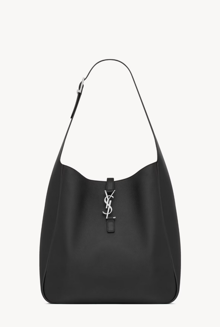 SAINT LAURENT - Le 5 à 7 large souple en cuir grainé