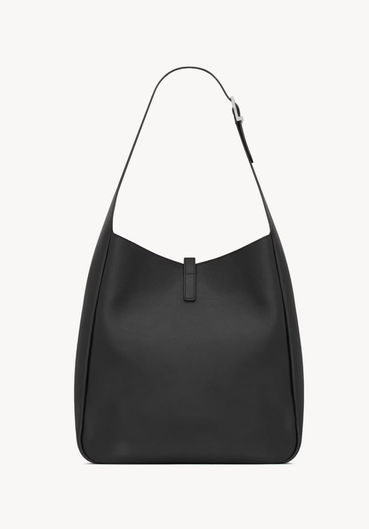SAINT LAURENT - Le 5 à 7 large souple en cuir grainé