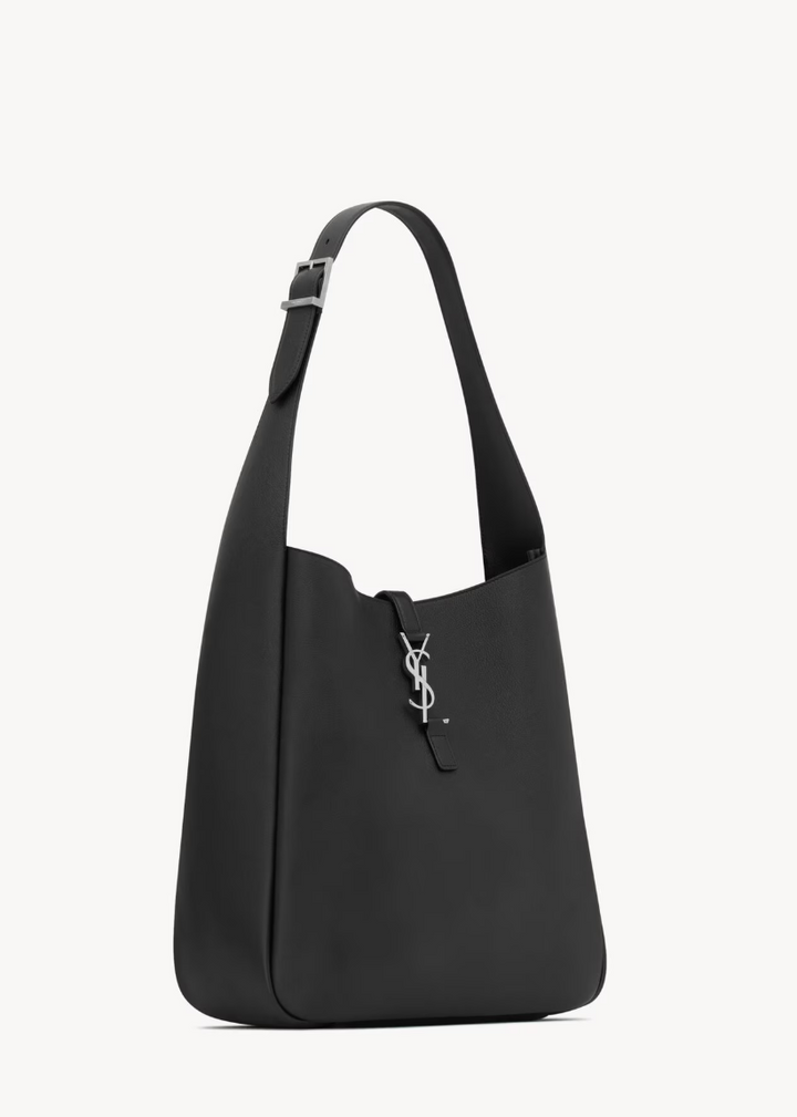 SAINT LAURENT - Le 5 à 7 large souple en cuir grainé
