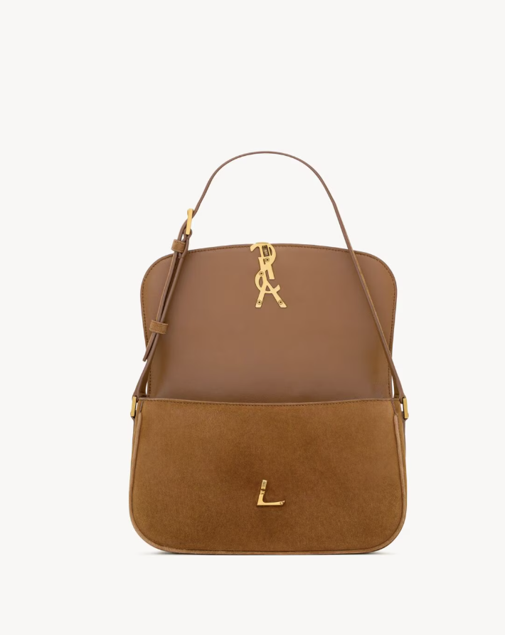 SAINT LAURENT - SOLFERINO MEDIUM EN suède