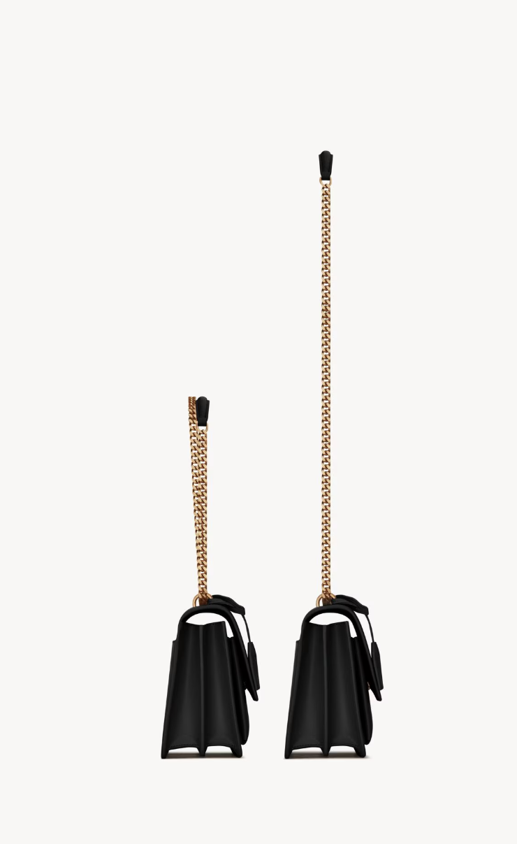 SAINT LAURENT - SUNSET MEDIUM EN CUIR LISSE