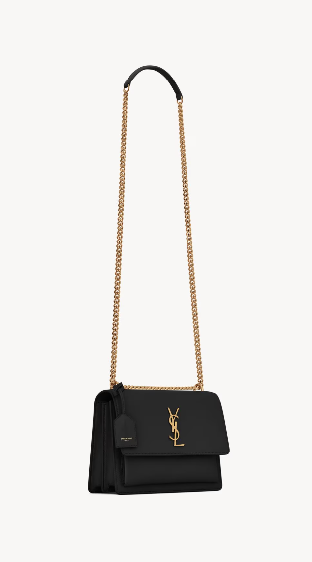 SAINT LAURENT - SUNSET MEDIUM EN CUIR LISSE