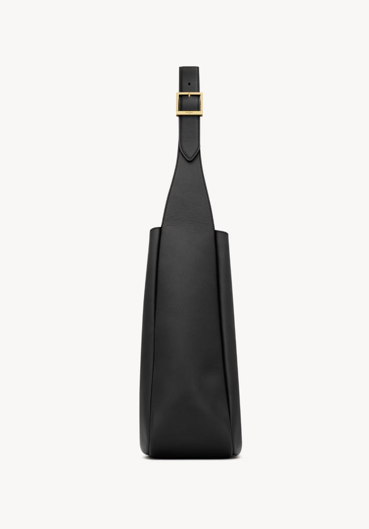 SAINT LAURENT - Le 5 à 7 large souple en cuir grainé