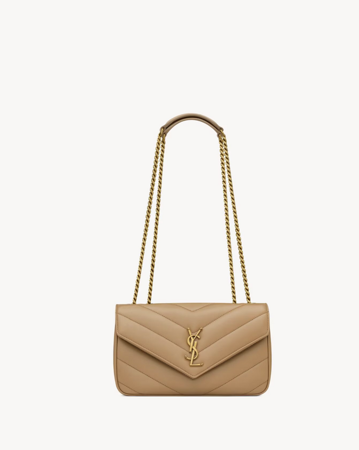SAINT LAURENT  - LOULOU SMALL EN CUIR MATELASSÉ