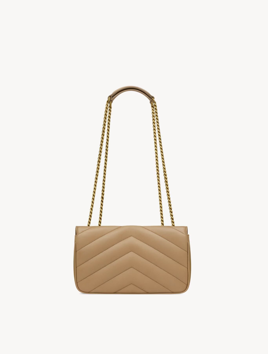 SAINT LAURENT  - LOULOU SMALL EN CUIR MATELASSÉ