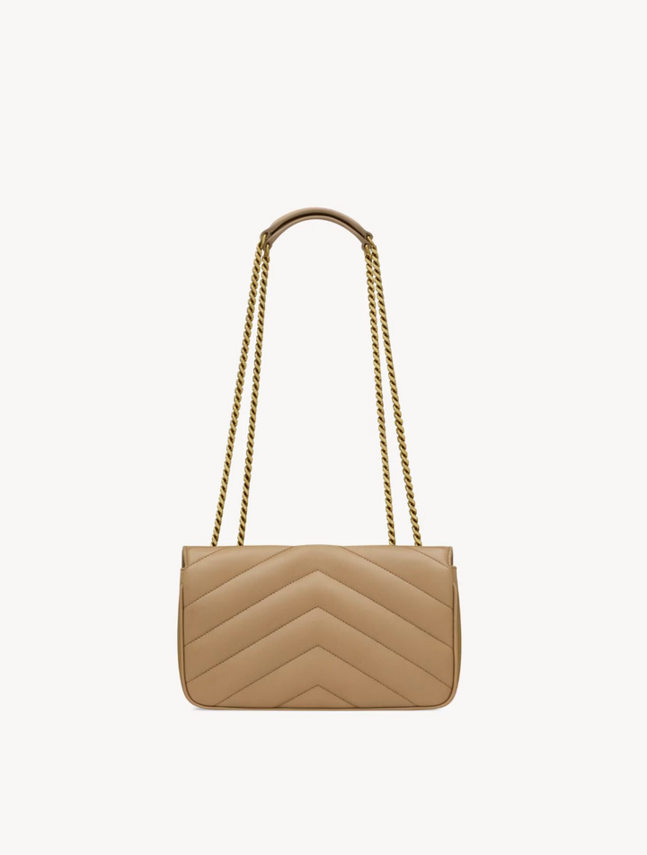 SAINT LAURENT  - LOULOU SMALL EN CUIR MATELASSÉ