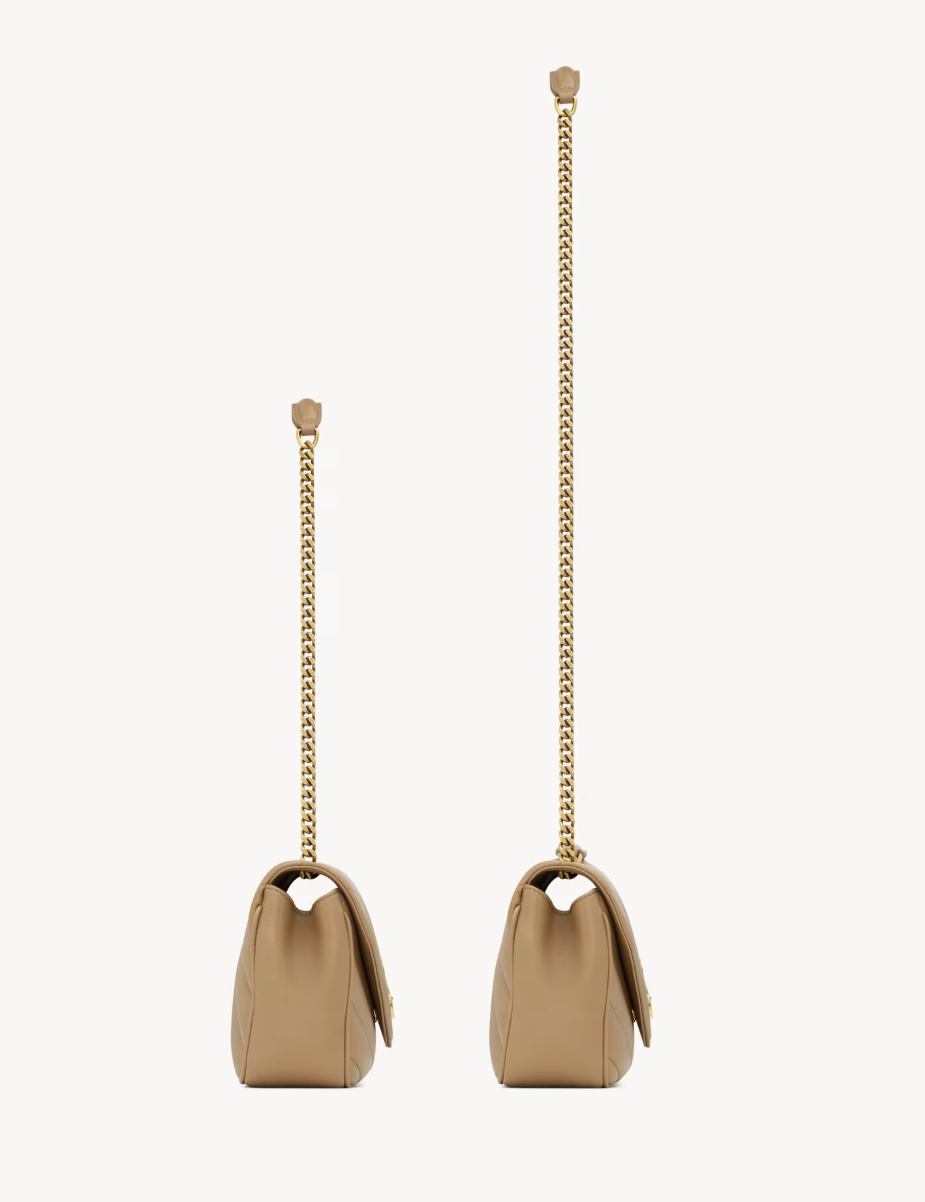 SAINT LAURENT  - LOULOU SMALL EN CUIR MATELASSÉ