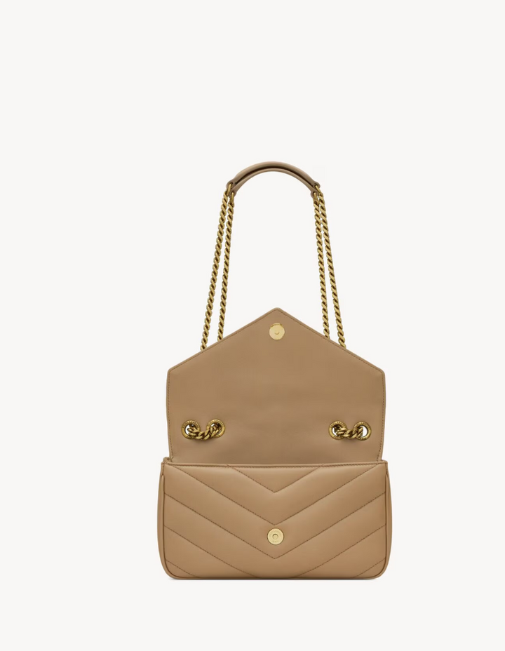 SAINT LAURENT  - LOULOU SMALL EN CUIR MATELASSÉ