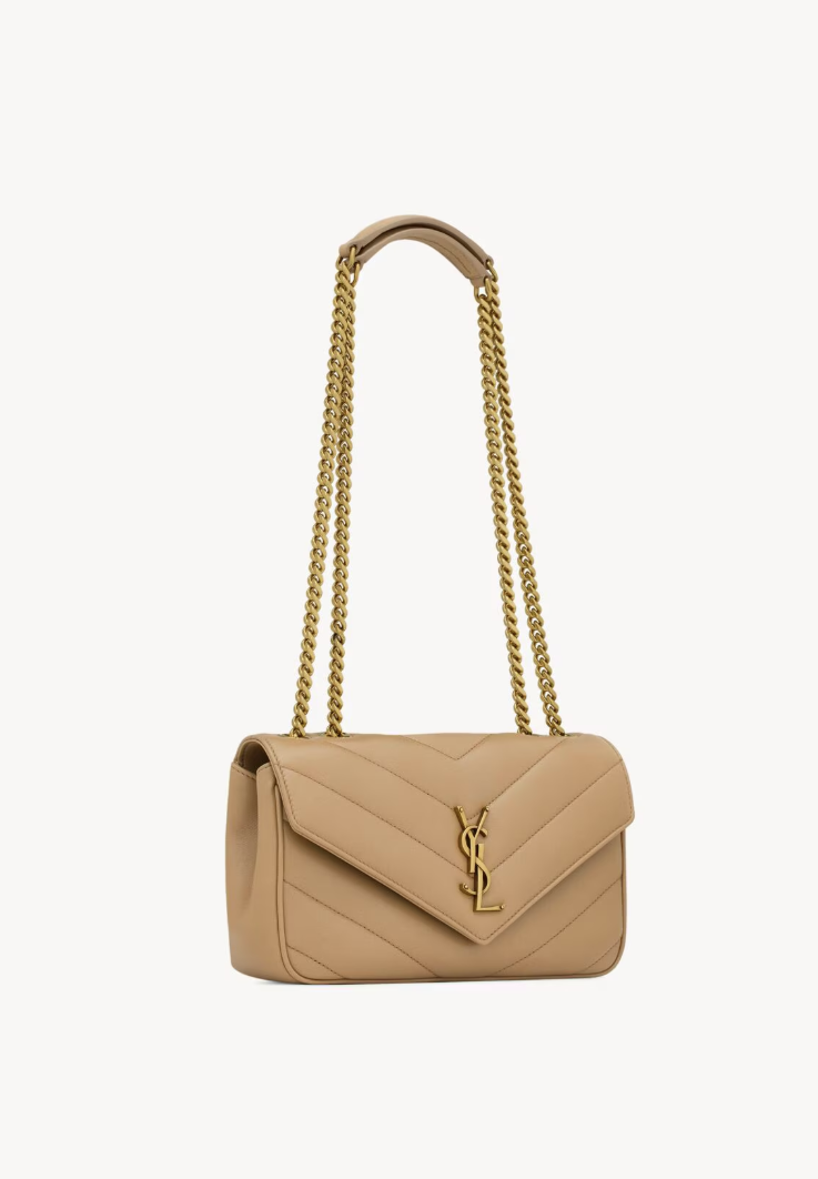 SAINT LAURENT  - LOULOU SMALL EN CUIR MATELASSÉ