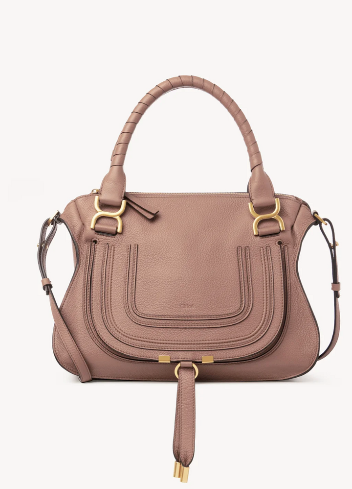 CHLOÉ - Sac Marcie en cuir grainé