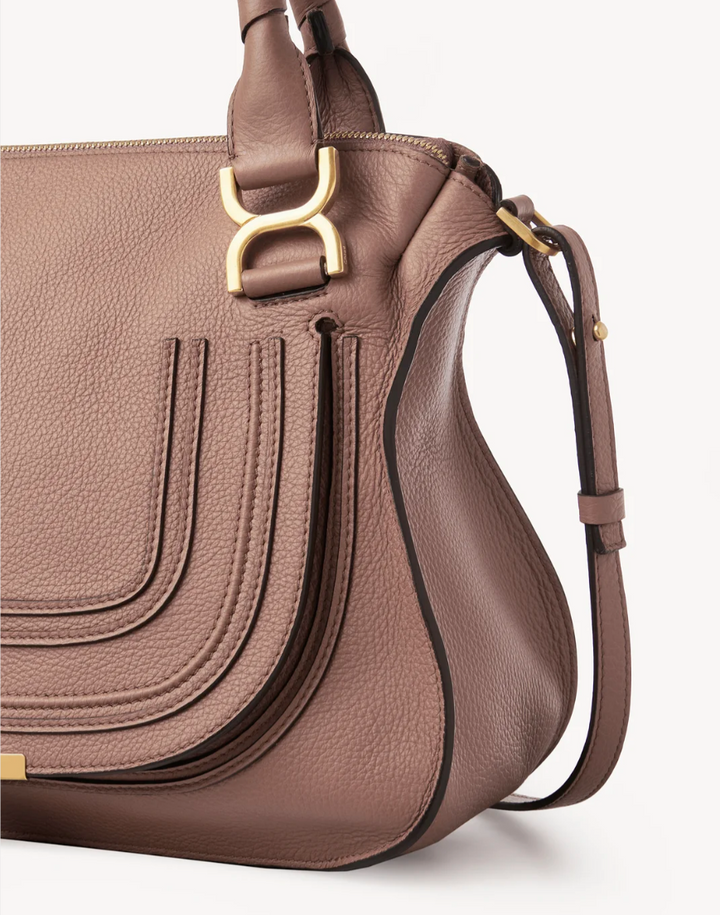 CHLOÉ - Sac Marcie en cuir grainé