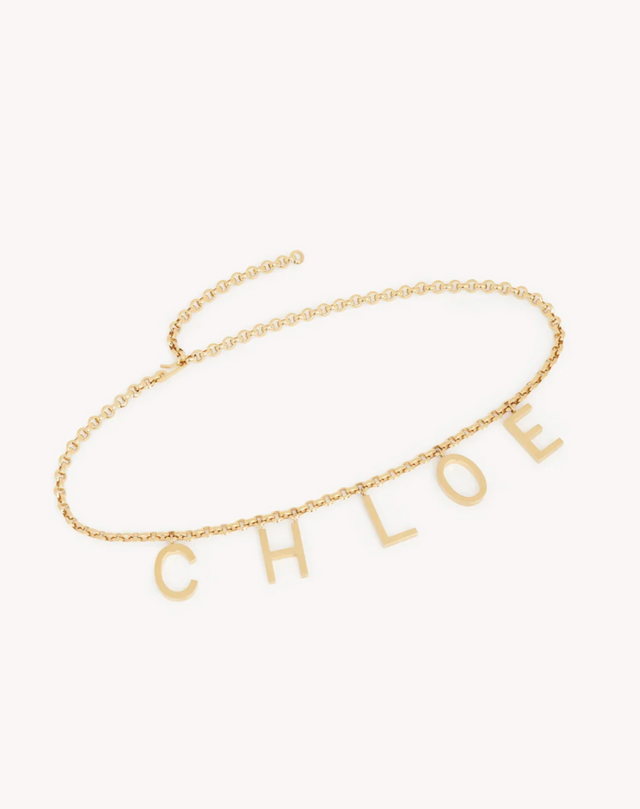 CHLOÉ - Ceinture bijou Chloé Letters