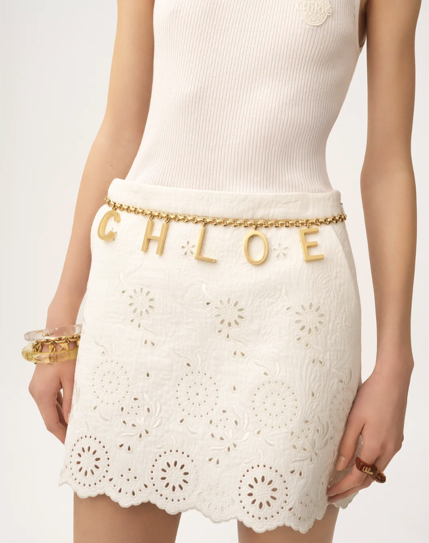 CHLOÉ - Ceinture bijou Chloé Letters