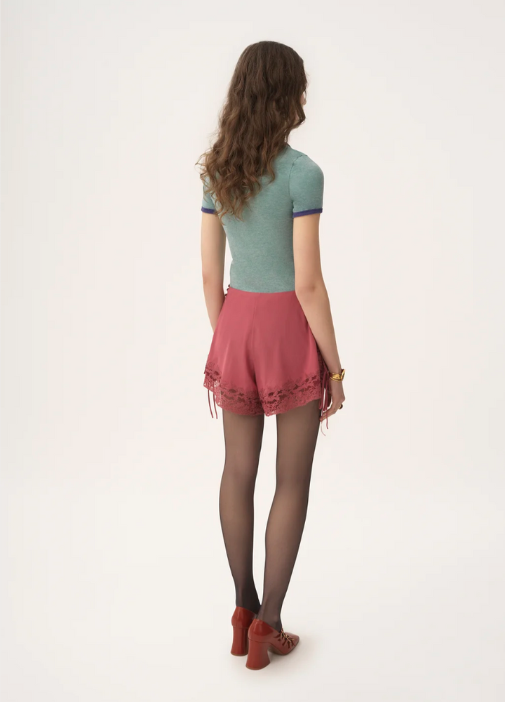CHLOÉ - T-shirt ajusté en jersey de coton mélangé à logo