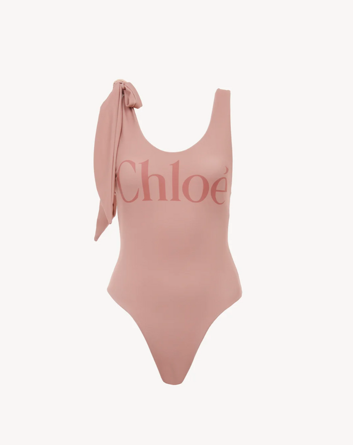 CHLOÉ - Maillot de bain une pièce à bretelle nouée